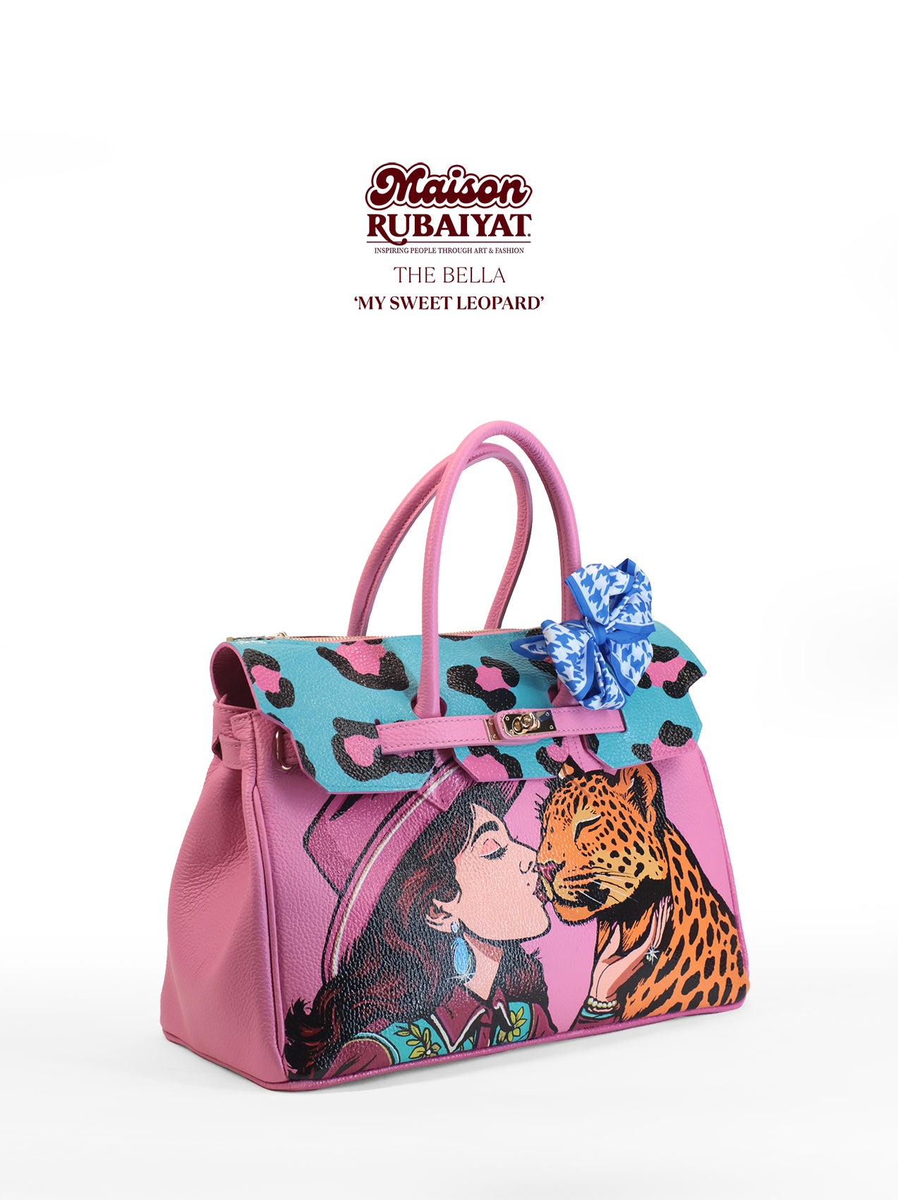 Limited Edition 1/1 - Artbag The Bella - 'My Sweet Leopard'