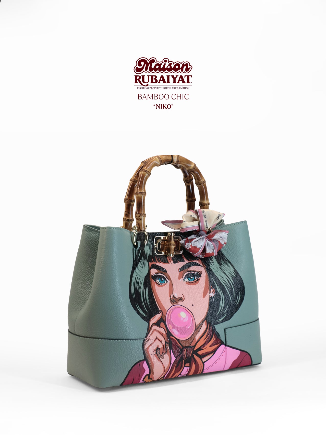 Limited Edition 1/1 - Artbag The Bamboo Chic - 'Niko'