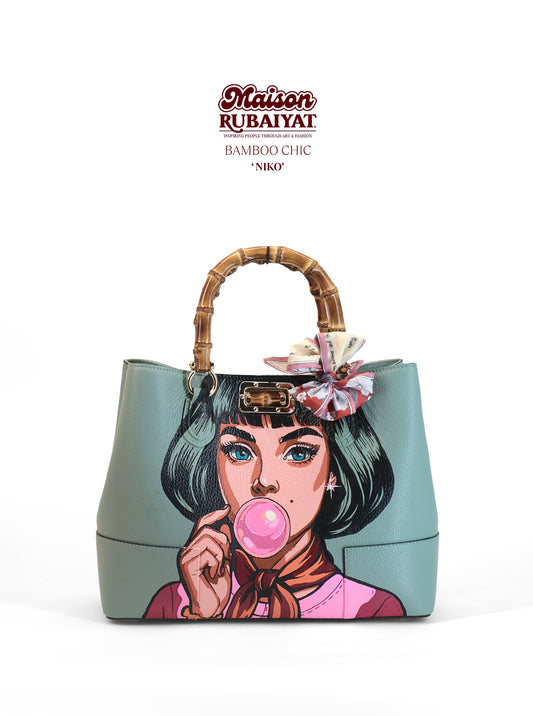 Limited Edition 1/1 - Artbag The Bamboo Chic - 'Niko'