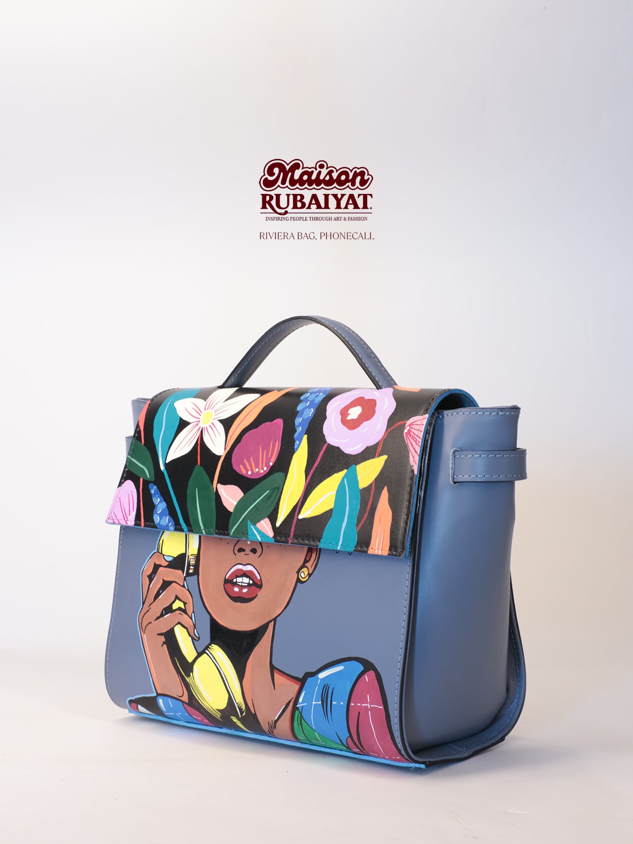 Limited Edition 1/1 - Artbag The Riviera Bag - 'Telephone' 