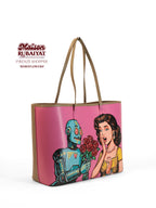 Limited Edition 1/1 - Artbag The Firenze Bag - 'Roboflowers'