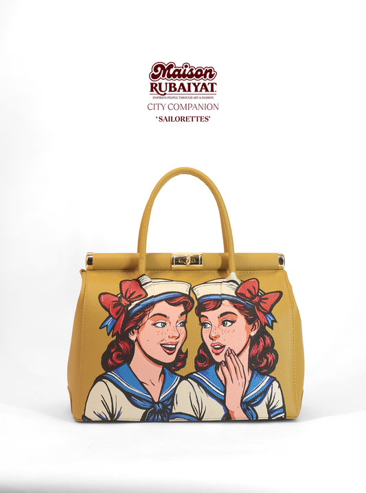 Limited Edition 1/1 - Artbag The City Companion - 'Sailorettes'