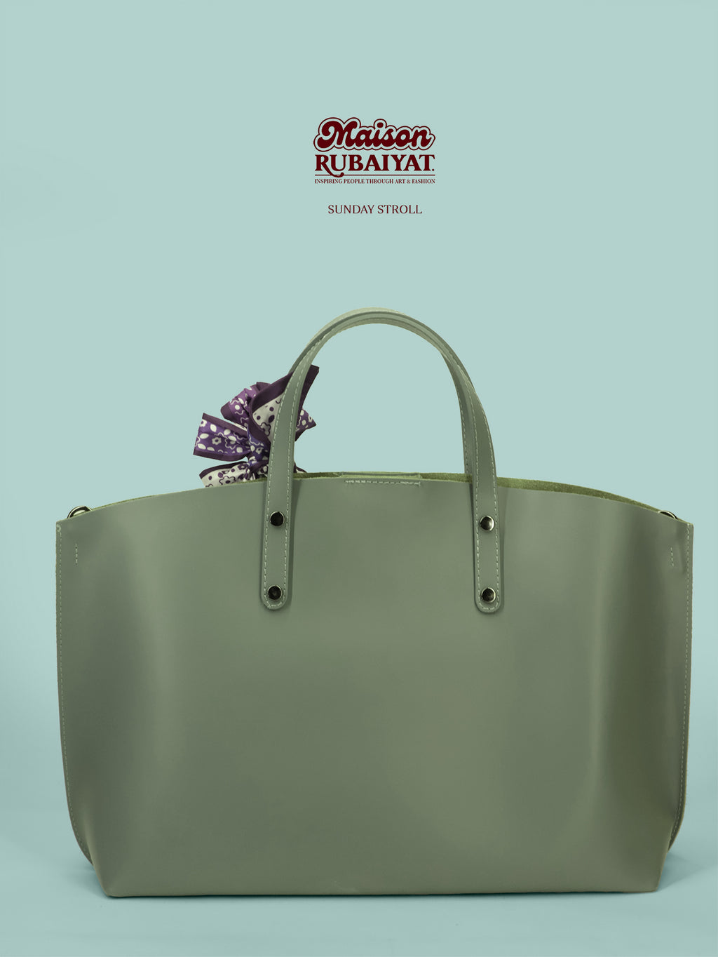 Limited Edition 1/1 - Artbag The Milano Bag - 'Sunday Stroll' 