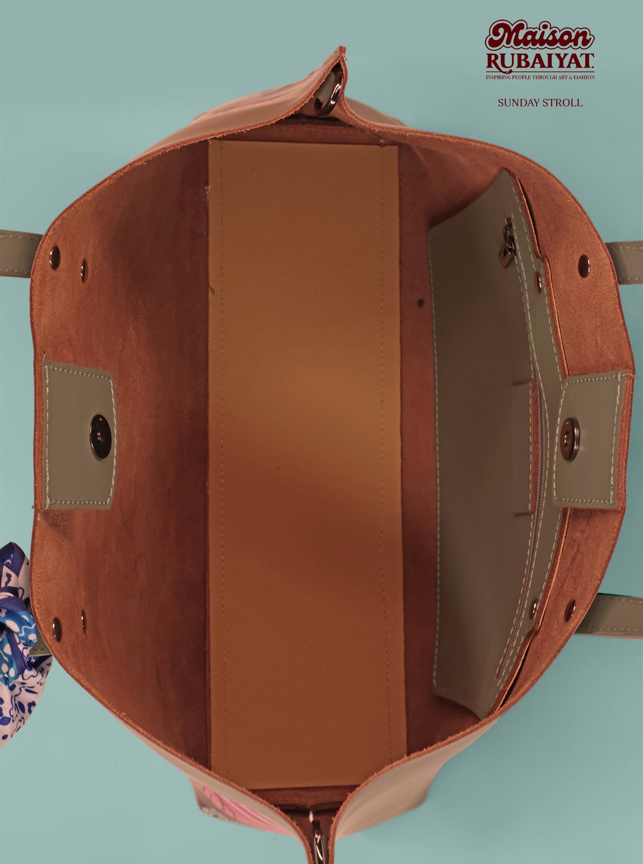 Limited Edition 1/1 - Artbag The Milano Bag - 'Sunday Stroll' 