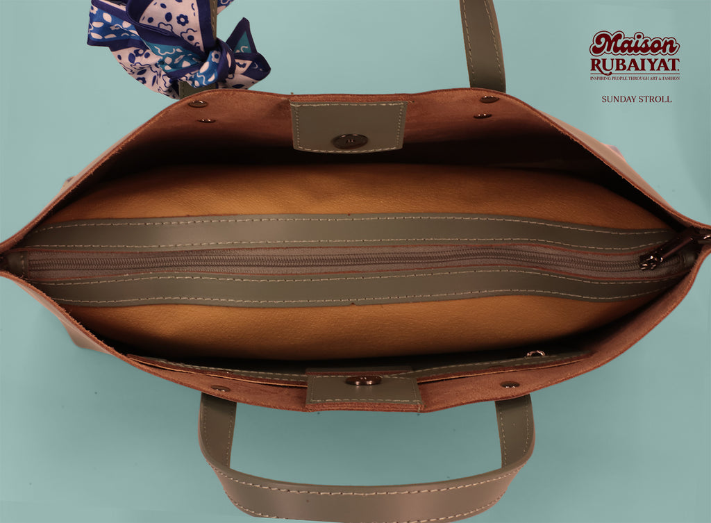 Limited Edition 1/1 - Artbag The Milano Bag - 'Sunday Stroll' 