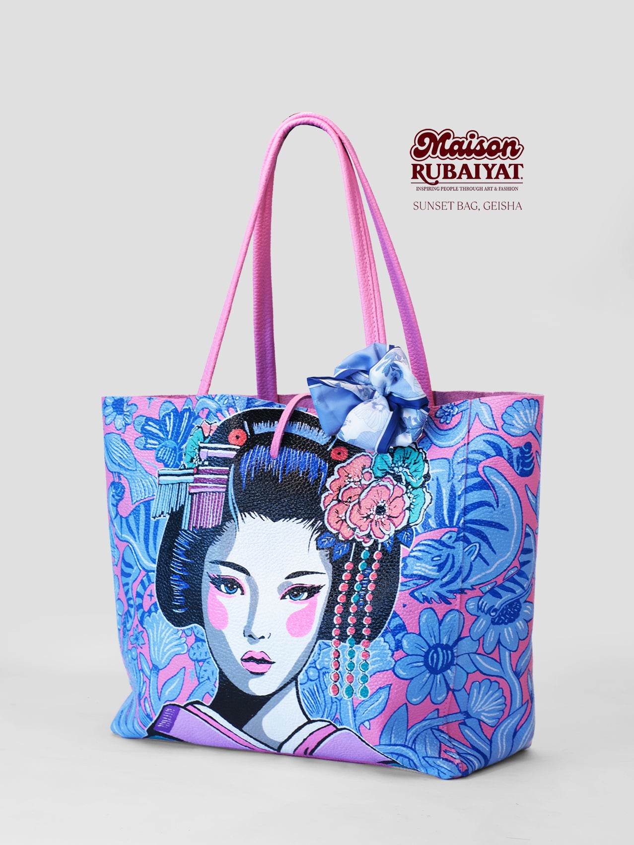 Limited Edition 1/1 - Artbag The Sunset Bag - 'Geisha' 