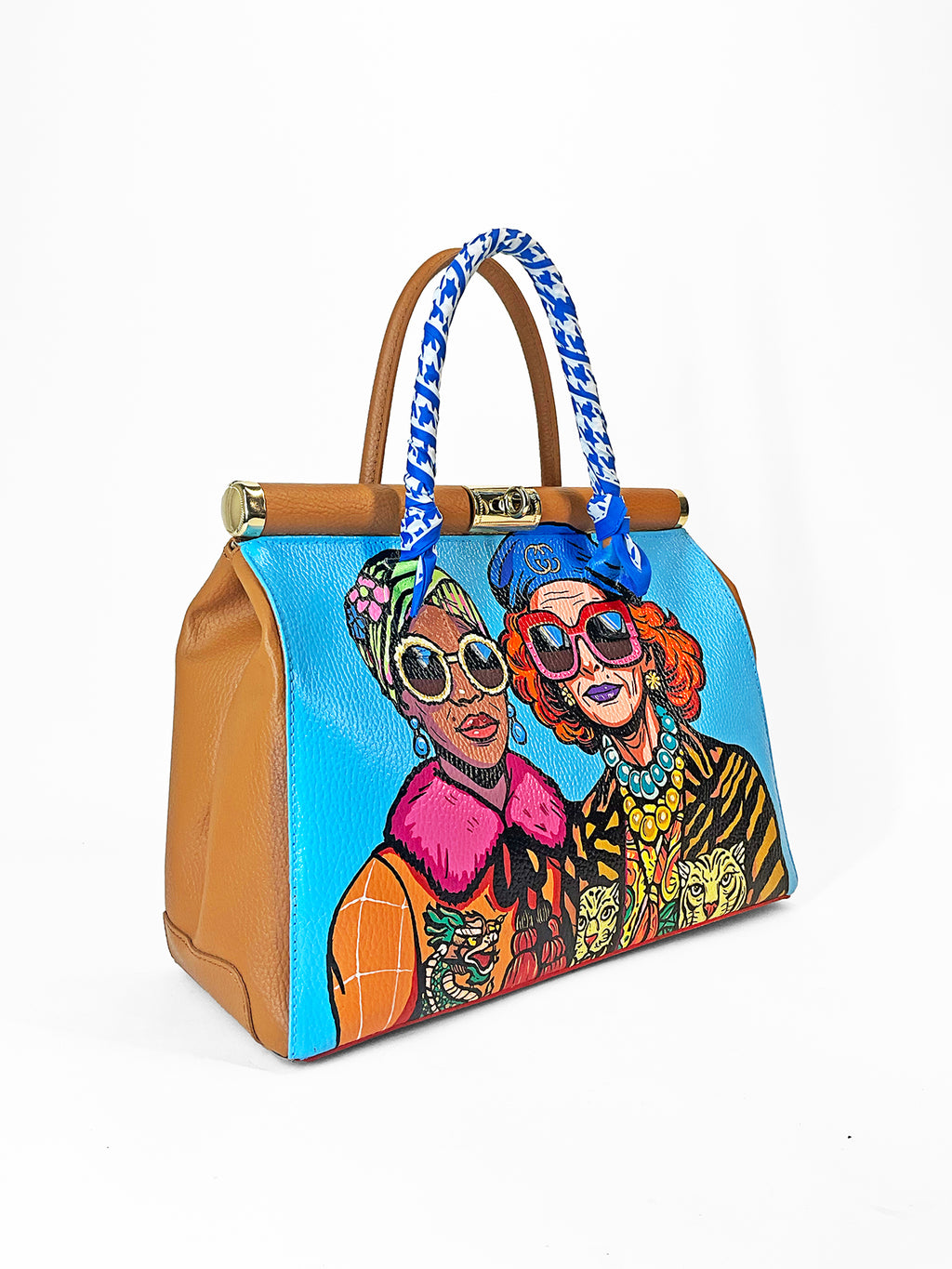 Limited Edition 1/1 - Artbag The City Companion - 'Wine Glasses' 