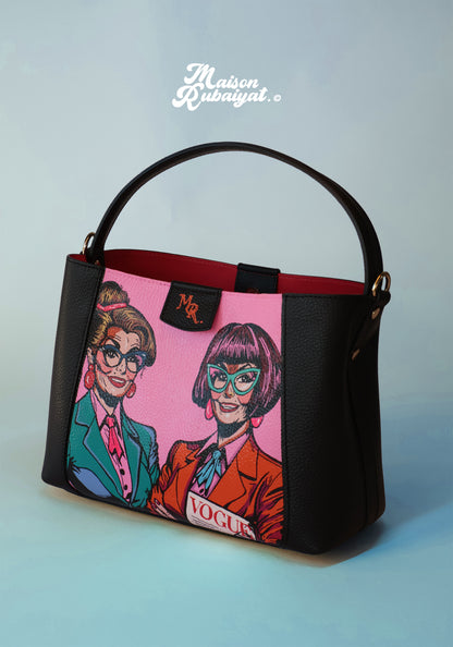 Limited Edition 1/1 - Artbag - 'Sarah & Jane'