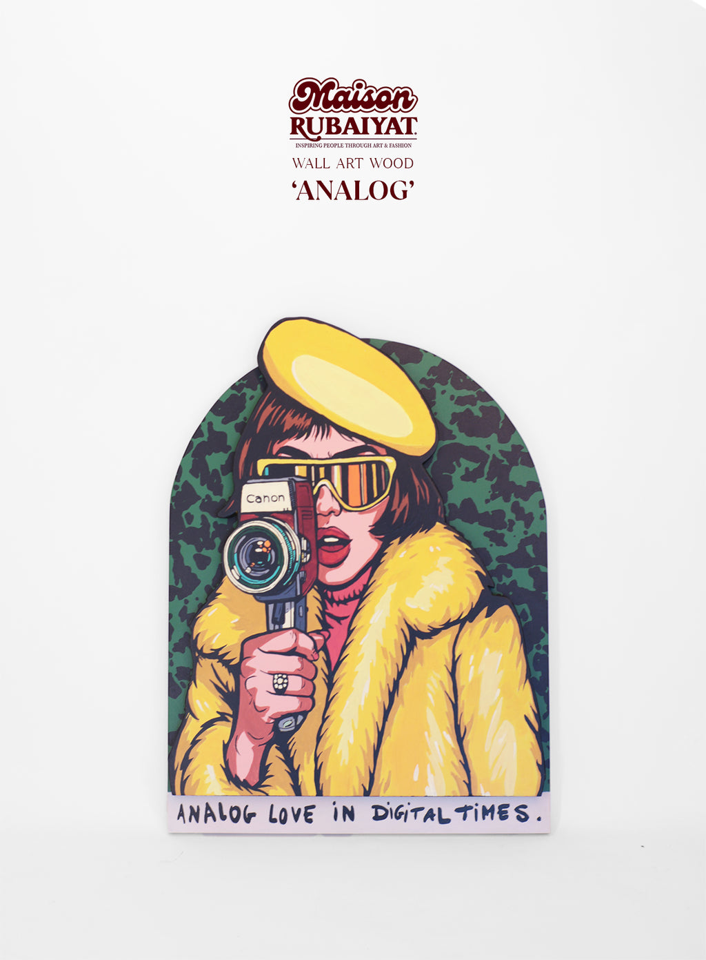 Maison Rubaiyat Wall Art – 3D Houten Kunst | Origineel of Print - 'Analog'