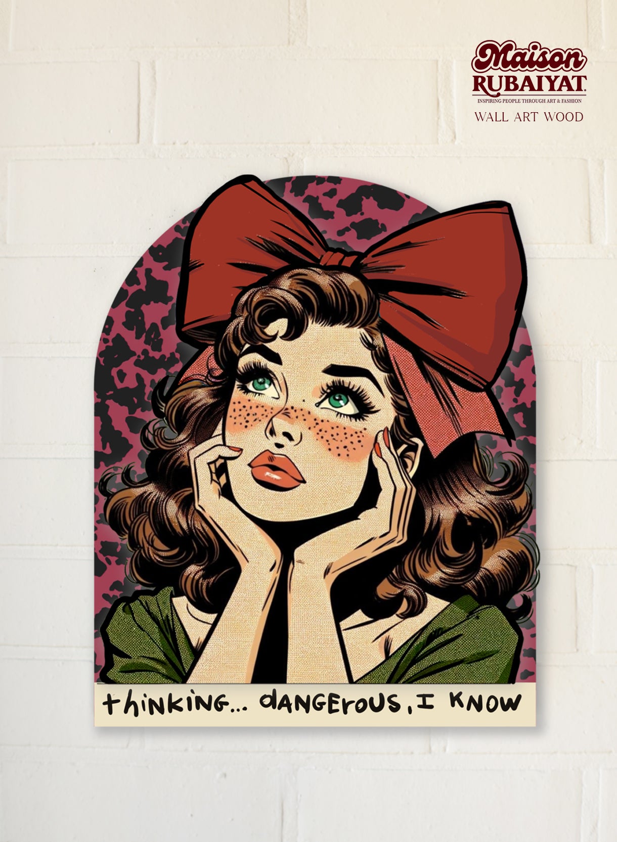 Maison Rubaiyat Wall Art – 3D Houten Kunst | Origineel of Print - 'Bow'