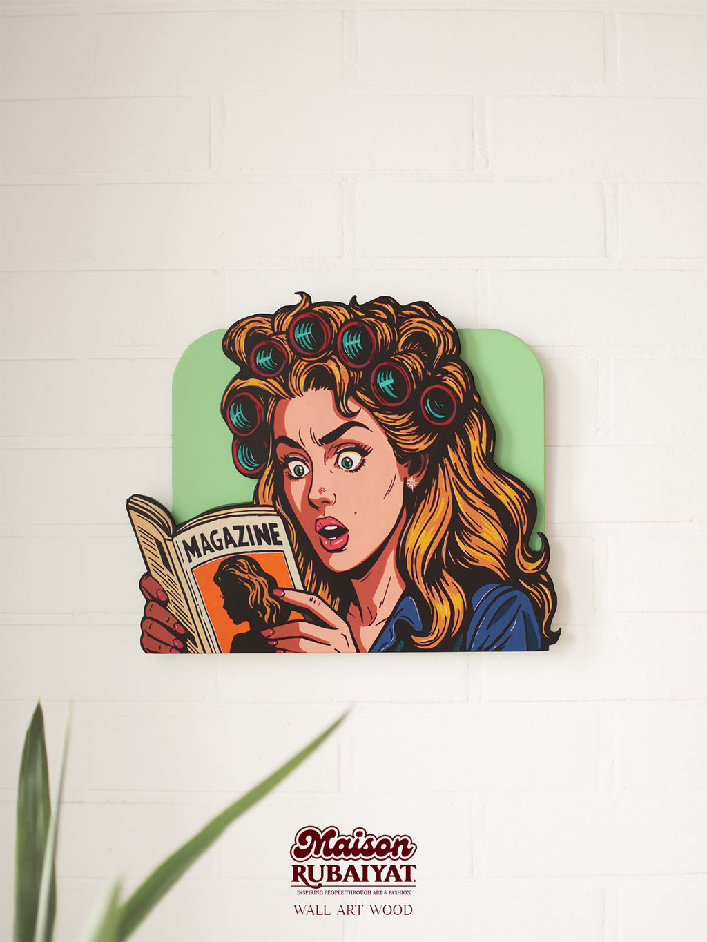 Maison Rubaiyat Wall Art – 3D Houten Kunst | Origineel of Print - 'Magazine'