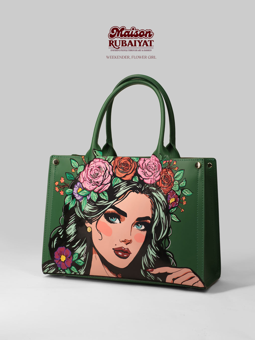 Limited Edition 1/1 - Artbag The Weekender - 'Flower Girl' 