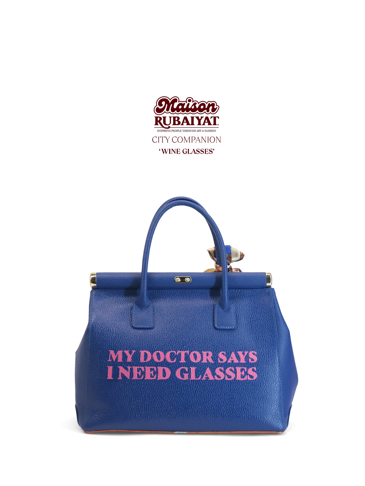 Limited Edition 1/1 - Artbag The City Companion - 'Wine Glasses'