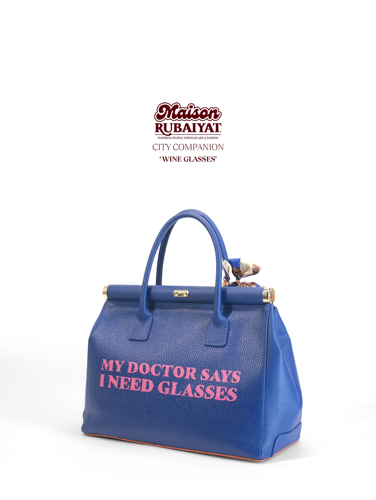 Limited Edition 1/1 - Artbag The City Companion - 'Wine Glasses'