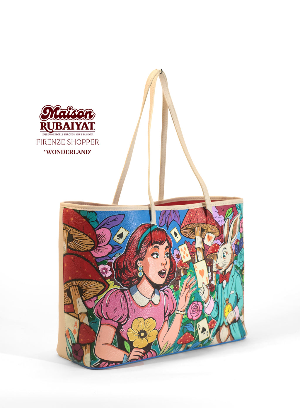Limitierte Auflage 1/1 – Artbag The Firenze Bag – „Wonderland“ 