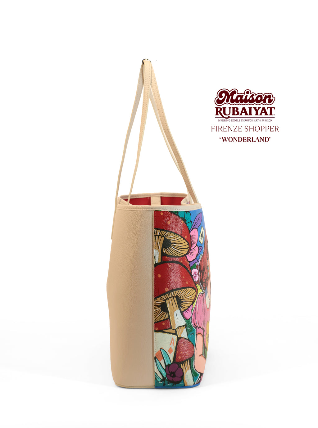 Limitierte Auflage 1/1 – Artbag The Firenze Bag – „Wonderland“ 