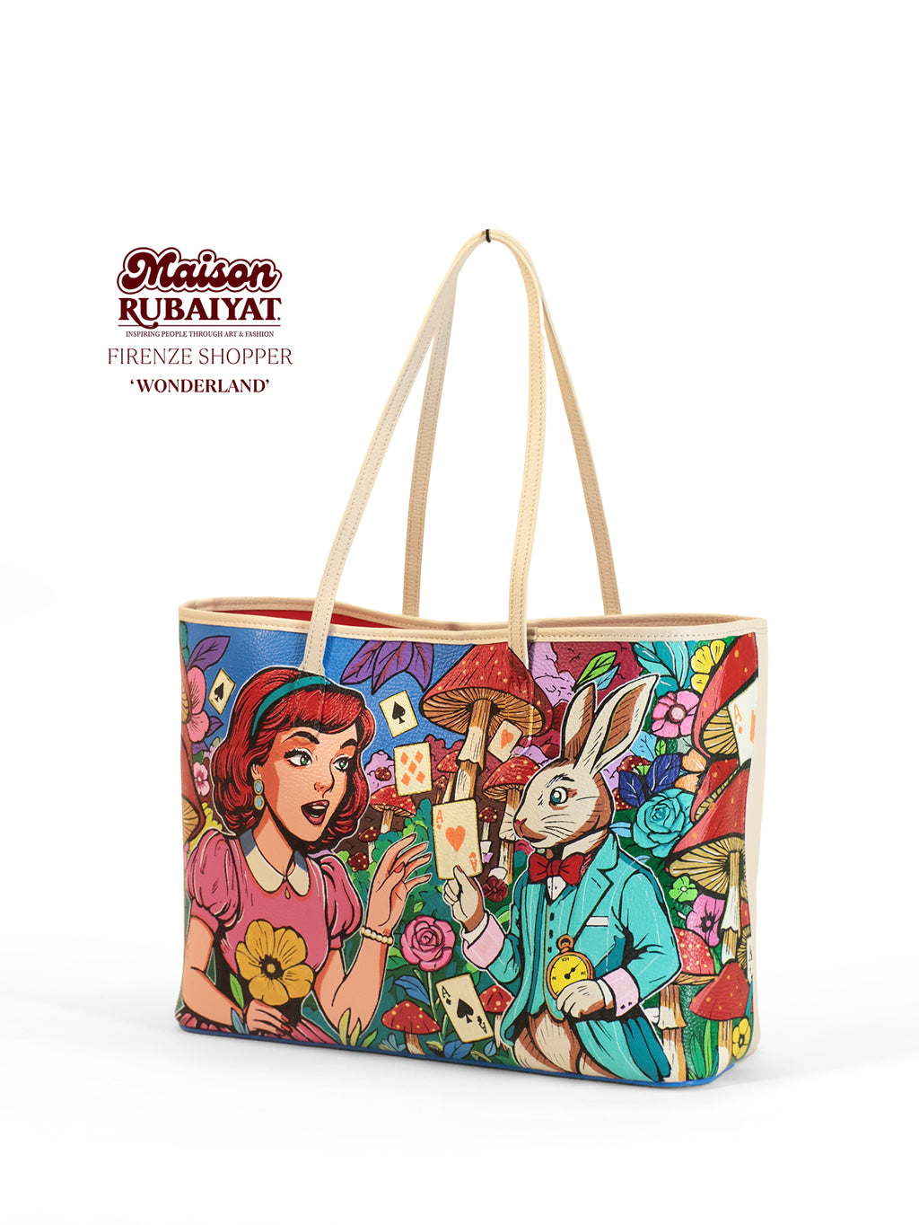 Limitierte Auflage 1/1 – Artbag The Firenze Bag – „Wonderland“ 
