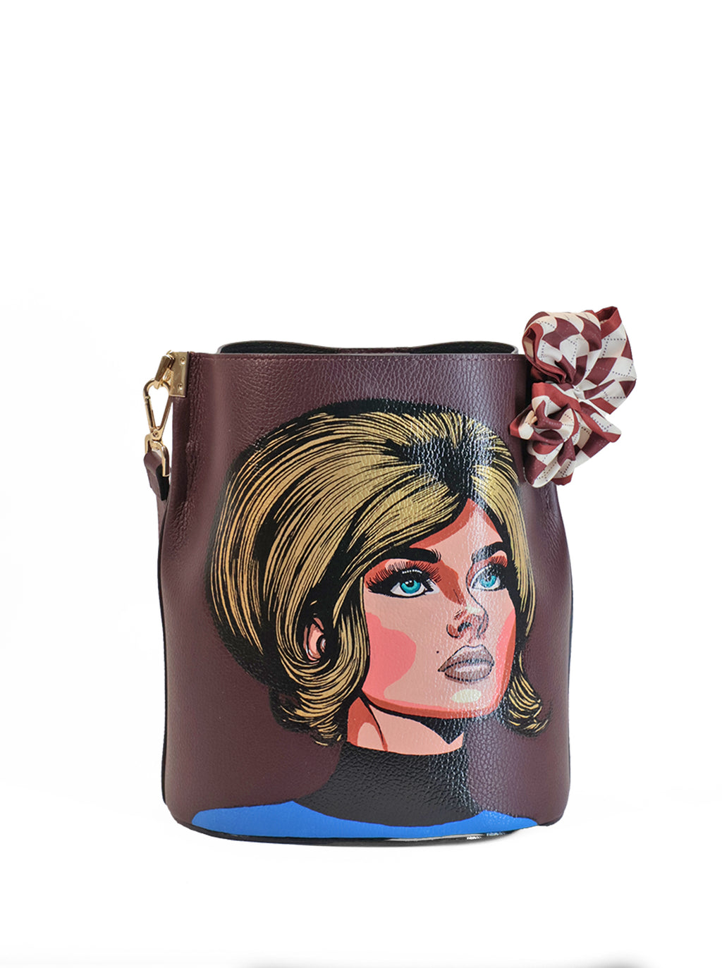 Limited Edition 1/1 - Artbag The Bucket Bag- 'Audrey'