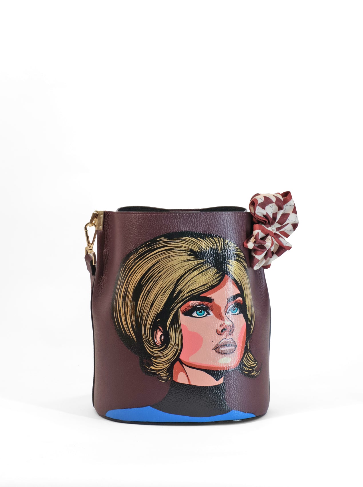Limited Edition 1/1 - Artbag The Bucket Bag- 'Audrey'