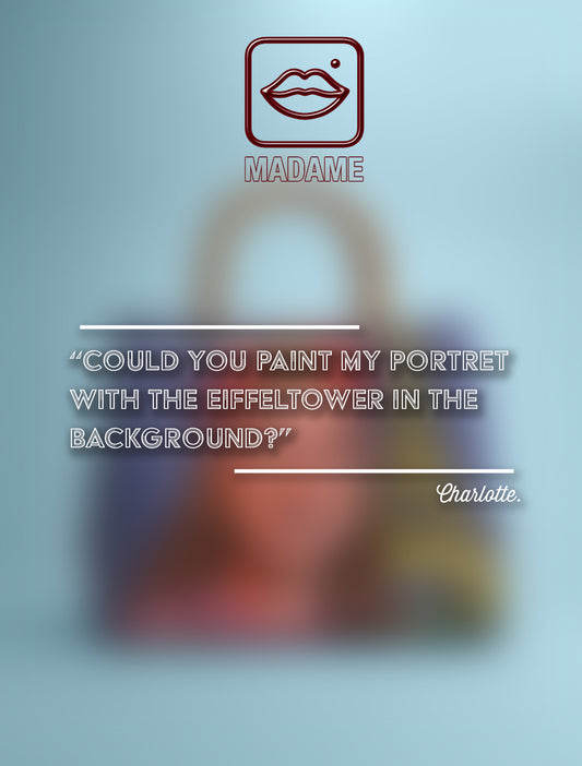 Limited Edition 1/1 – Custom Artbag - 'Charlotte'