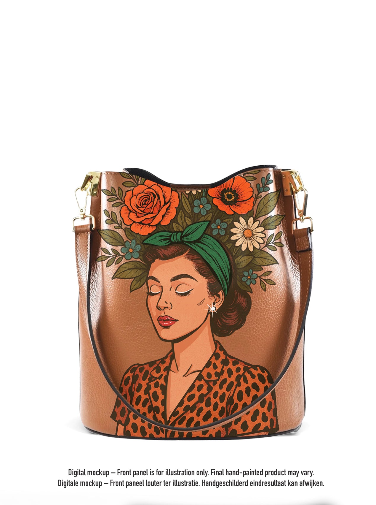 Limited Edition - PRE ORDER - The Bucket Bag- Flowers in my mind