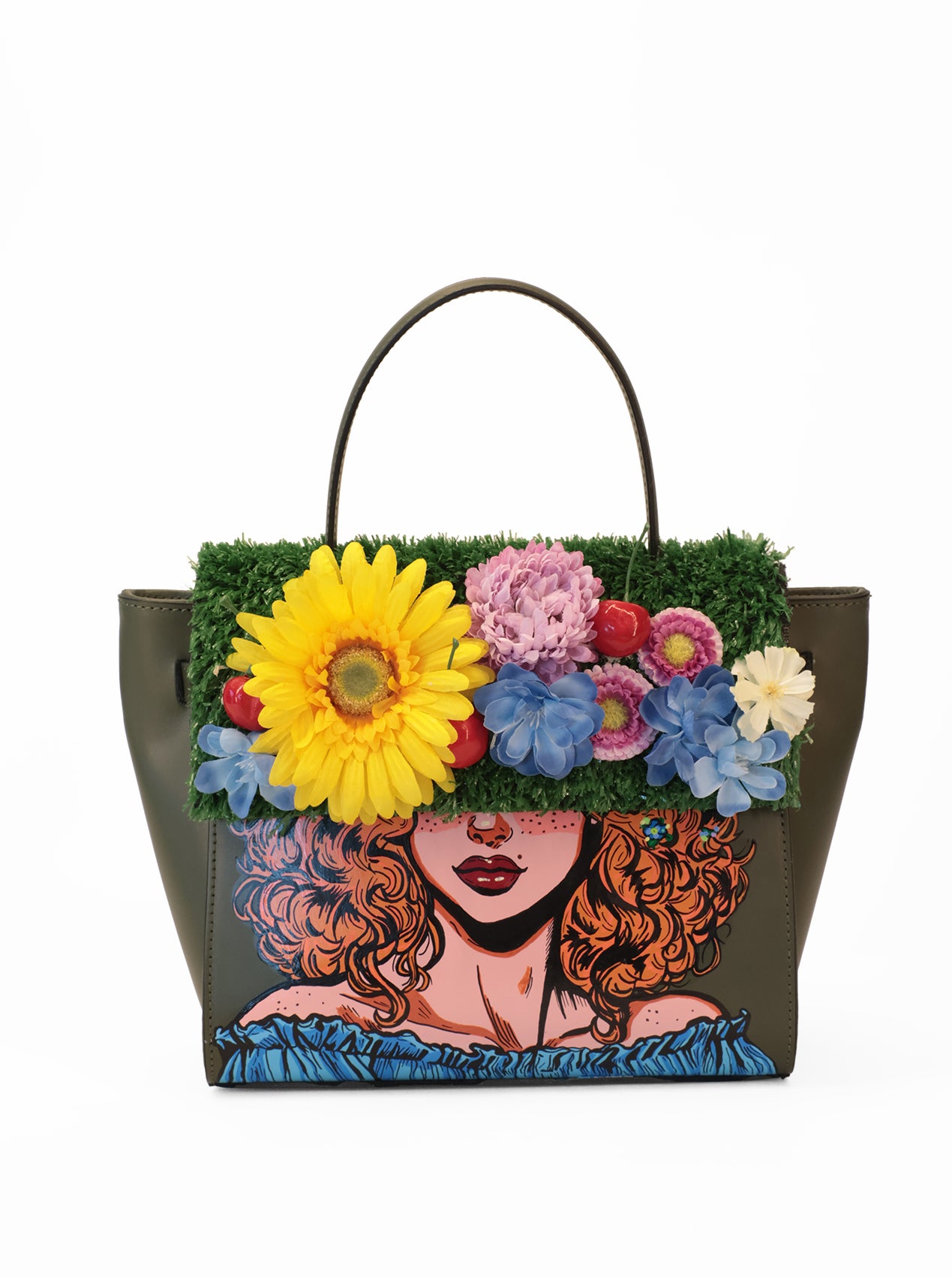 Limited Edition 1/1 - Artbag The Riviera Bag - 'My Flower Garden' 