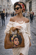 Original Bamboo Chic Bag - 'Luna' (AVIV)