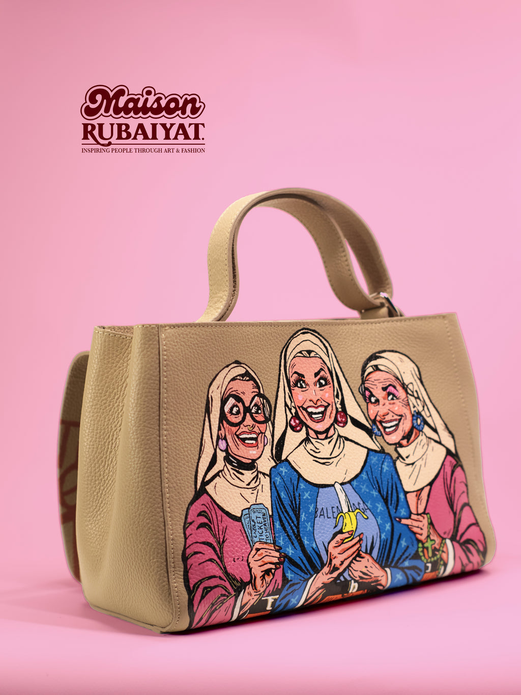 Limited Edition 1/1 – Custom Artbag - 'Easy Ticket To Heaven' 
