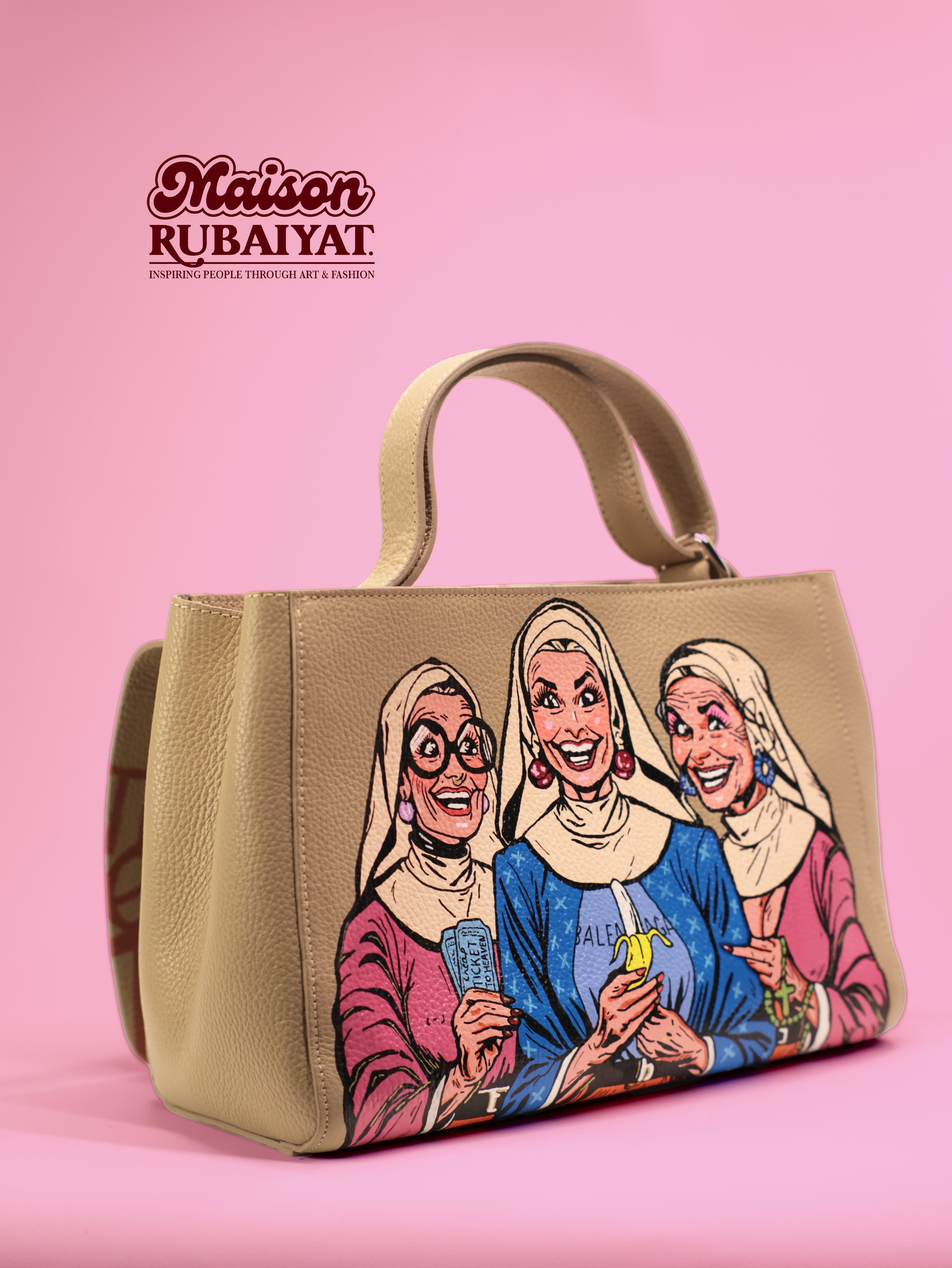 Limited Edition 1/1 – Custom Artbag - 'Easy Ticket To Heaven' 